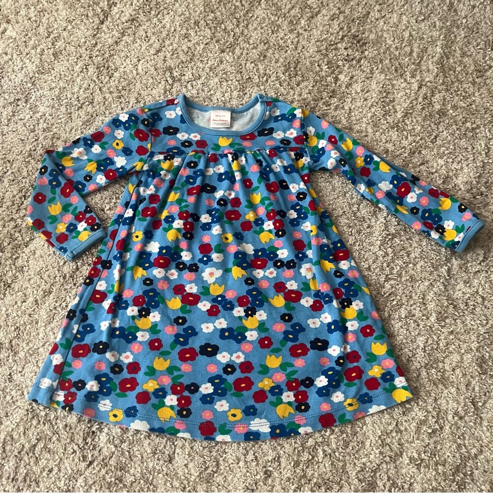 Hanna Andersson Blue Floral Dress